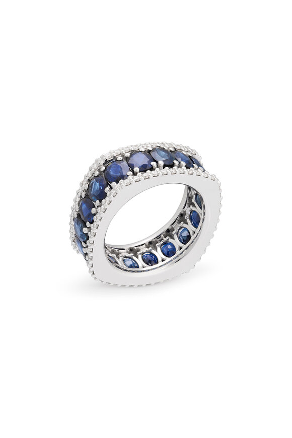 Miseno Procida Diamond & Sapphire Ring