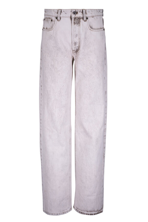 Miu Miu Bleached White Five Pocket Jean