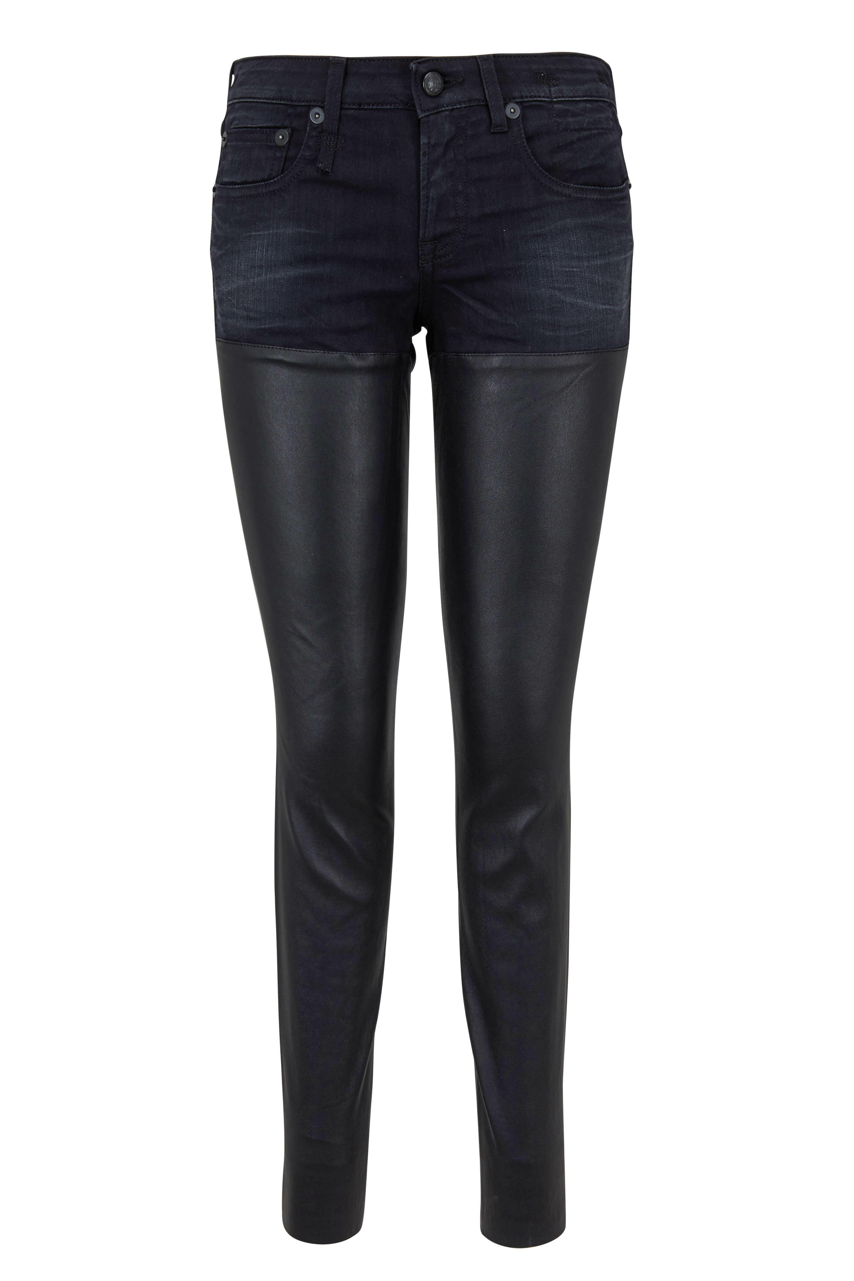 R13 - Chaps Black Five Pocket Jean | Mitchell Stores
