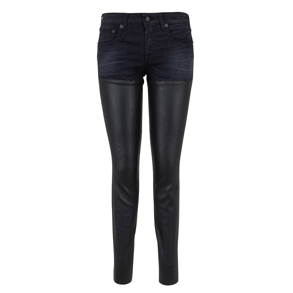 R13 Chaps Black Five Pocket Jean Mitchell Stores