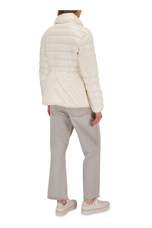 Moncler - Abante White Short Down Jacket