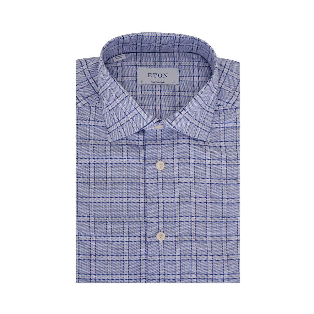 Eton Green Double-Monogram Shirt