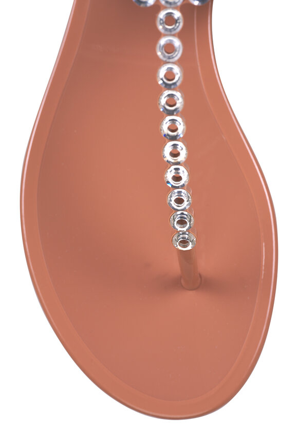 Aquazzura Almost Bare Power Jelly Flat Sandal - view 6