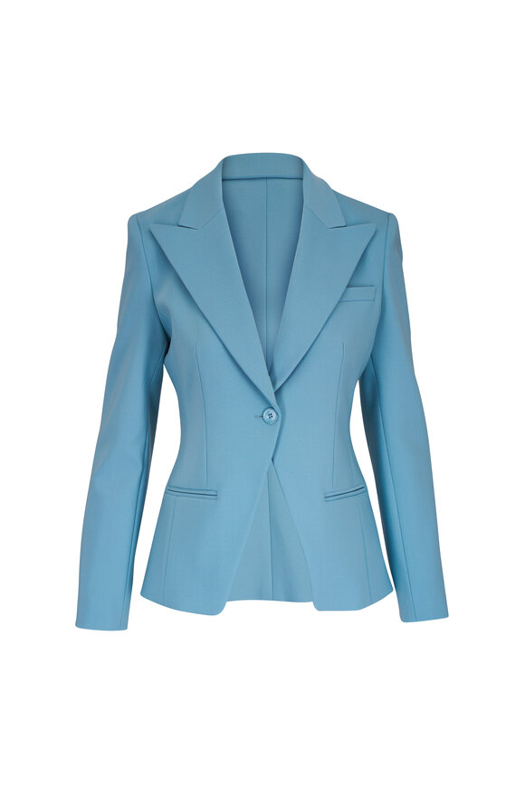 Michael Kors Collection Sabrina Seaglass Peak Lapel Jacket