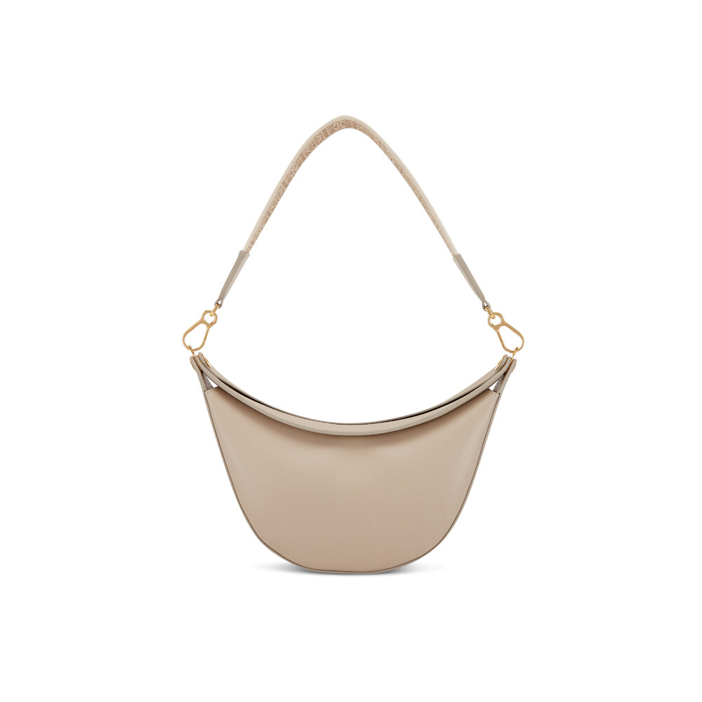 Loewe - Luna Light Oat Leather Small Shoulder Bag