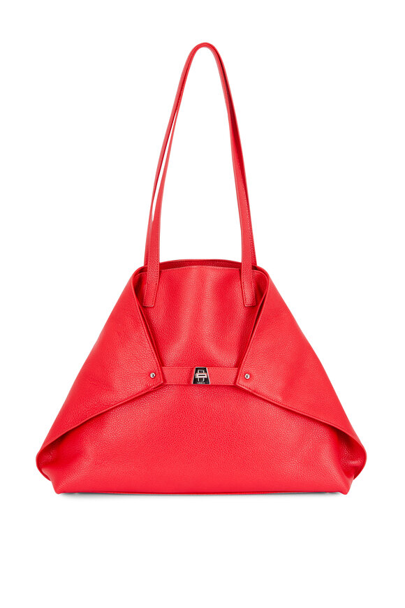 Akris - Ai Candy Red Soft Leather Medium Tote