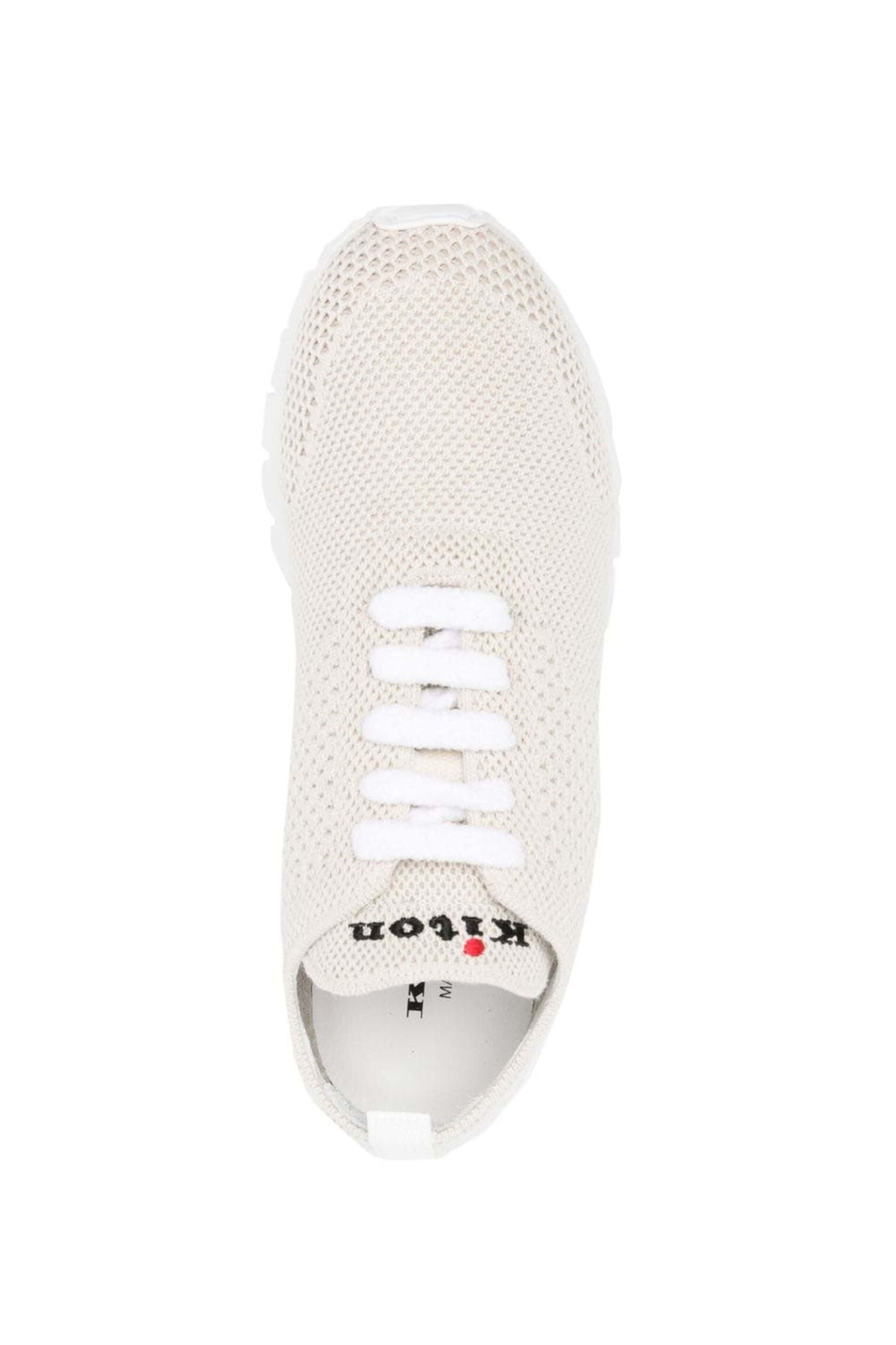 Kiton - Knit Low Top Sneaker in Beige