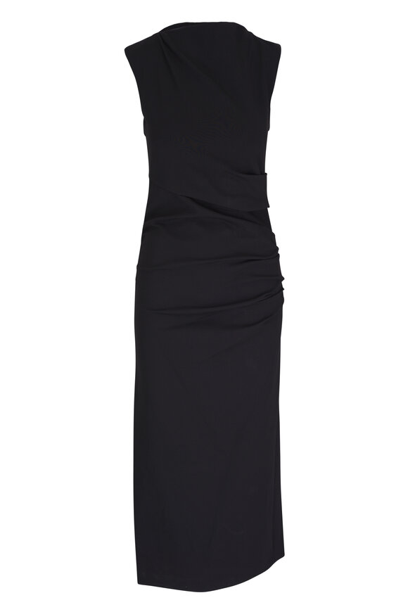 Dorothee Schumacher - Emotional Essence Black Midi Dress