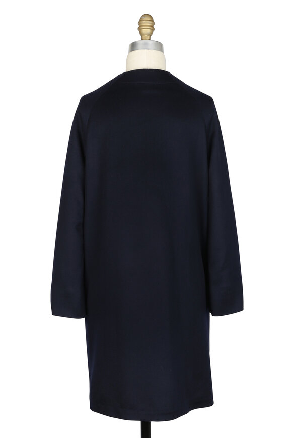 Kiton - Navy Blue Cashmere Topper 