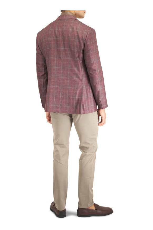 PT Torino Taupe Stretch Cotton & Cashmere Five Pocket Pant - view 4
