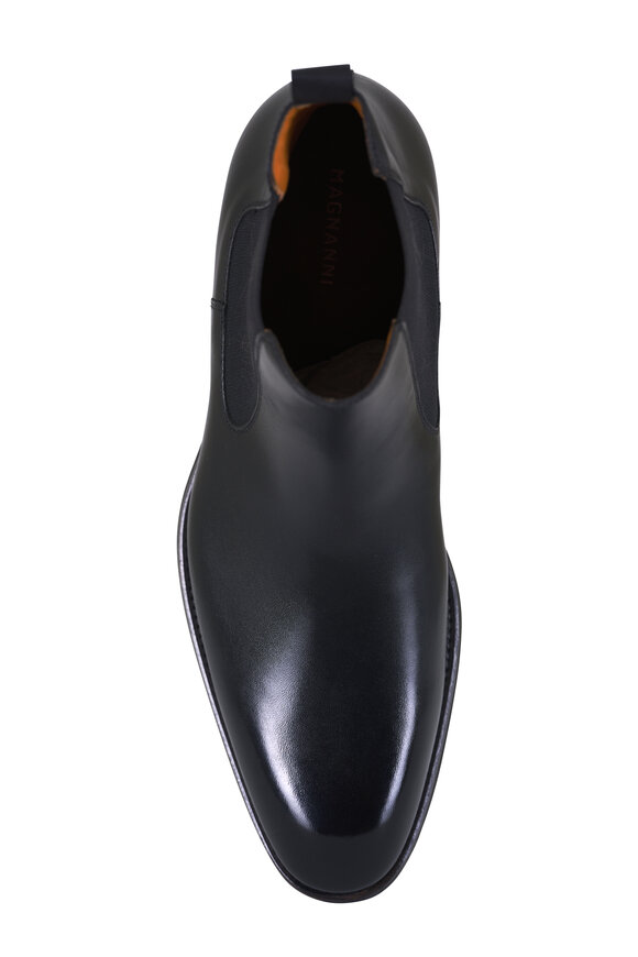 Magnanni Lonny Black Leather Pull On Boot - view 3