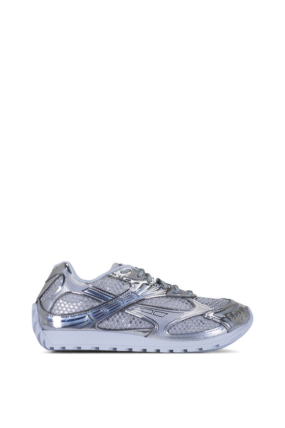 Bottega Veneta - Orbit Silver Technical Fishnet Sneaker