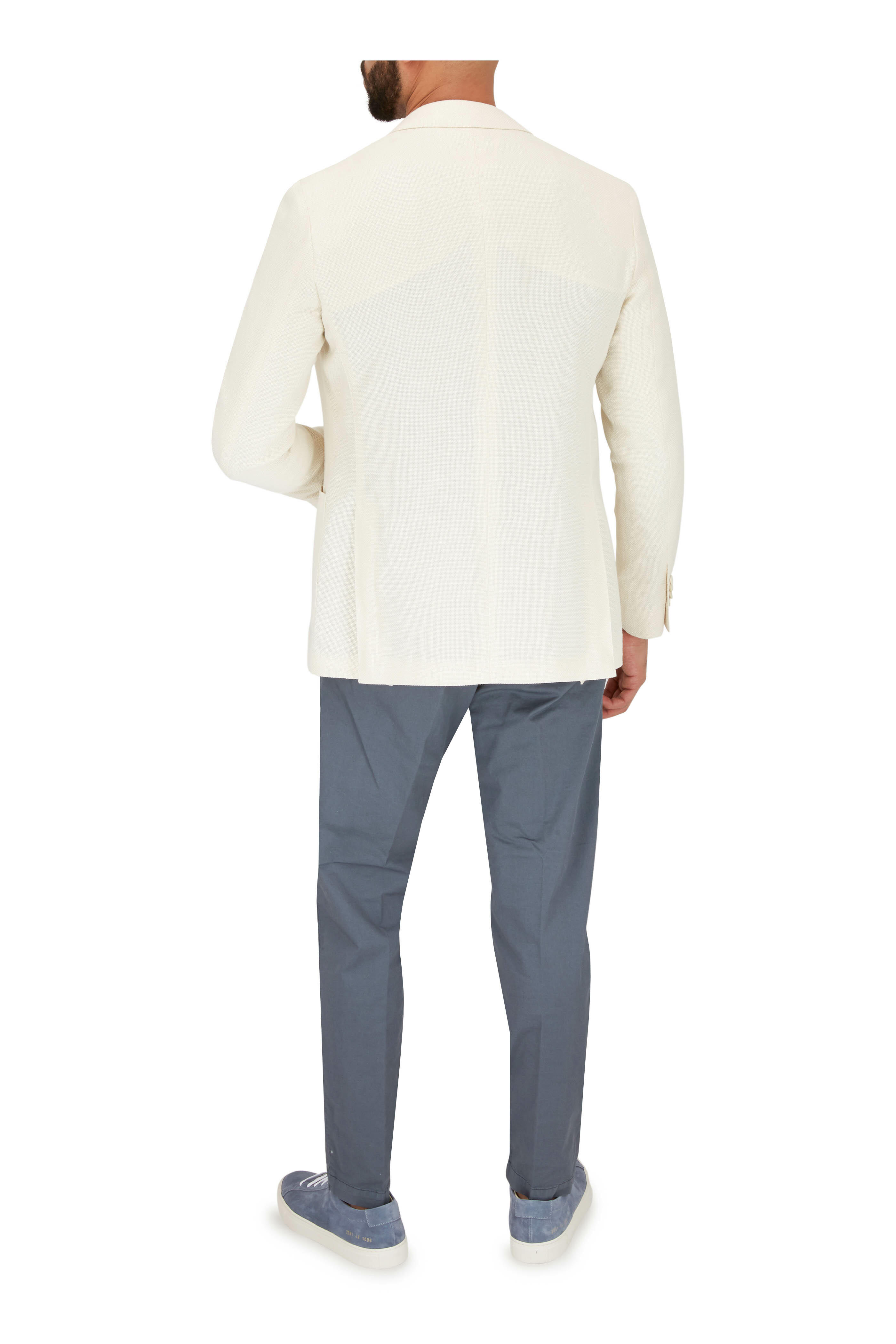 Common Projects - Achilles Light Blue Suede Low-Top Sneaker