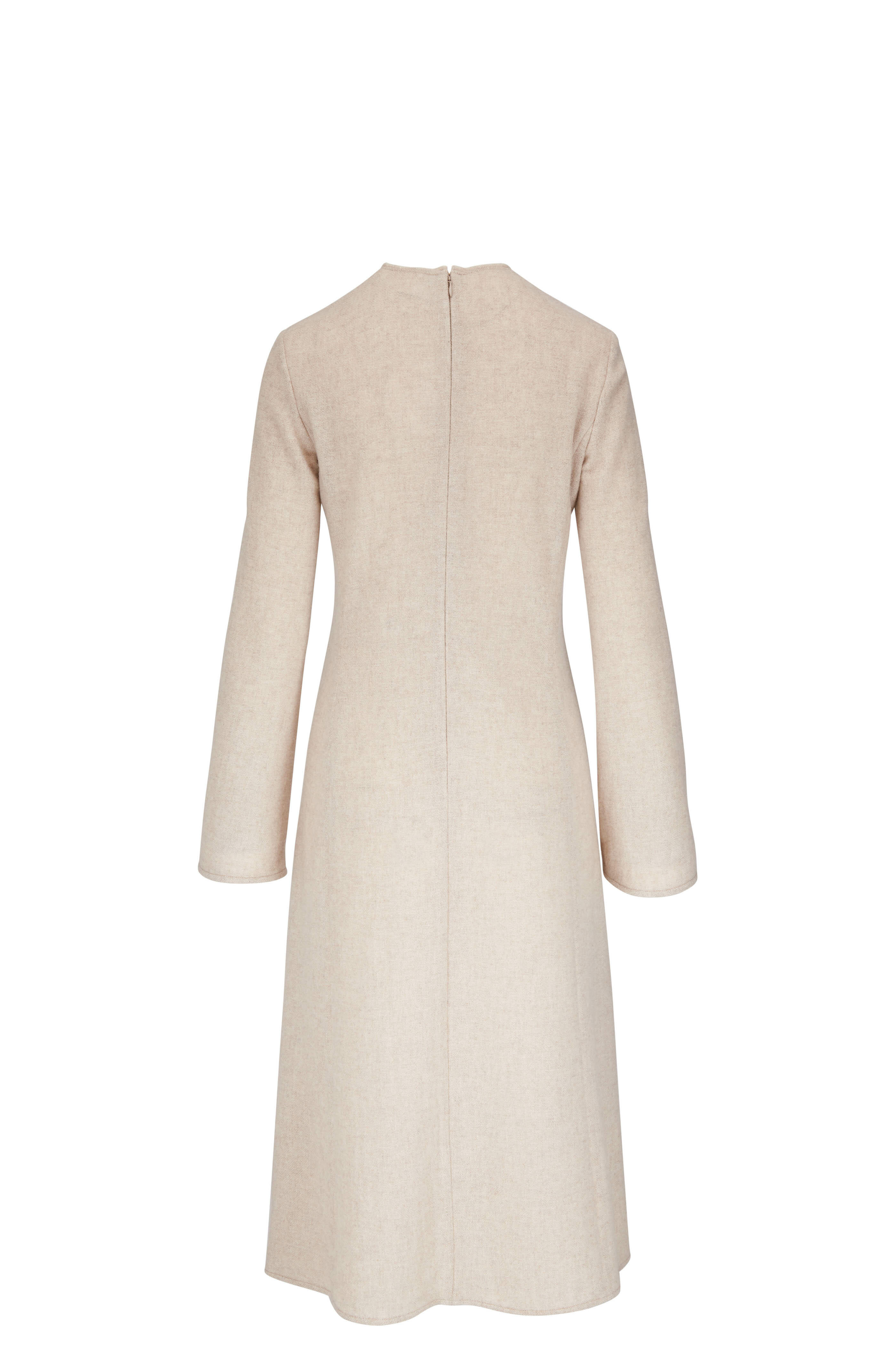 Chloé - Sandy Khaki Cashmere & Wool Dress | Mitchell Stores