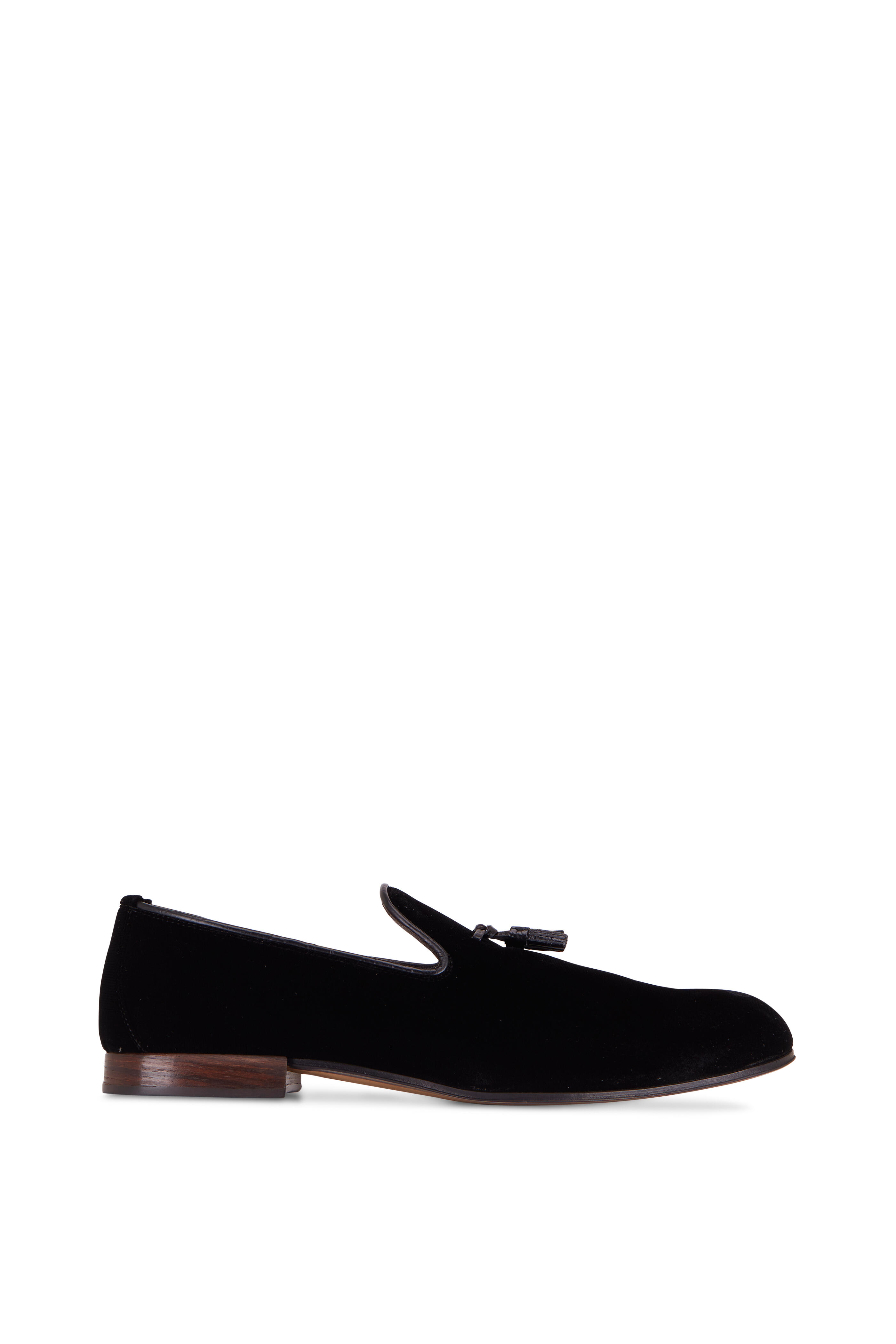 Tom Ford - Black Velvet Loafer