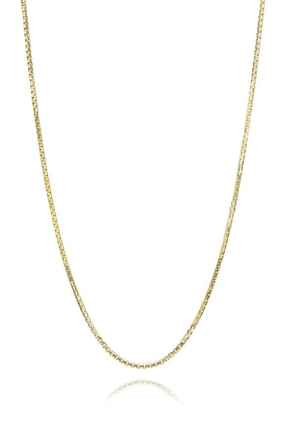 Dru Small Box Chain Necklace