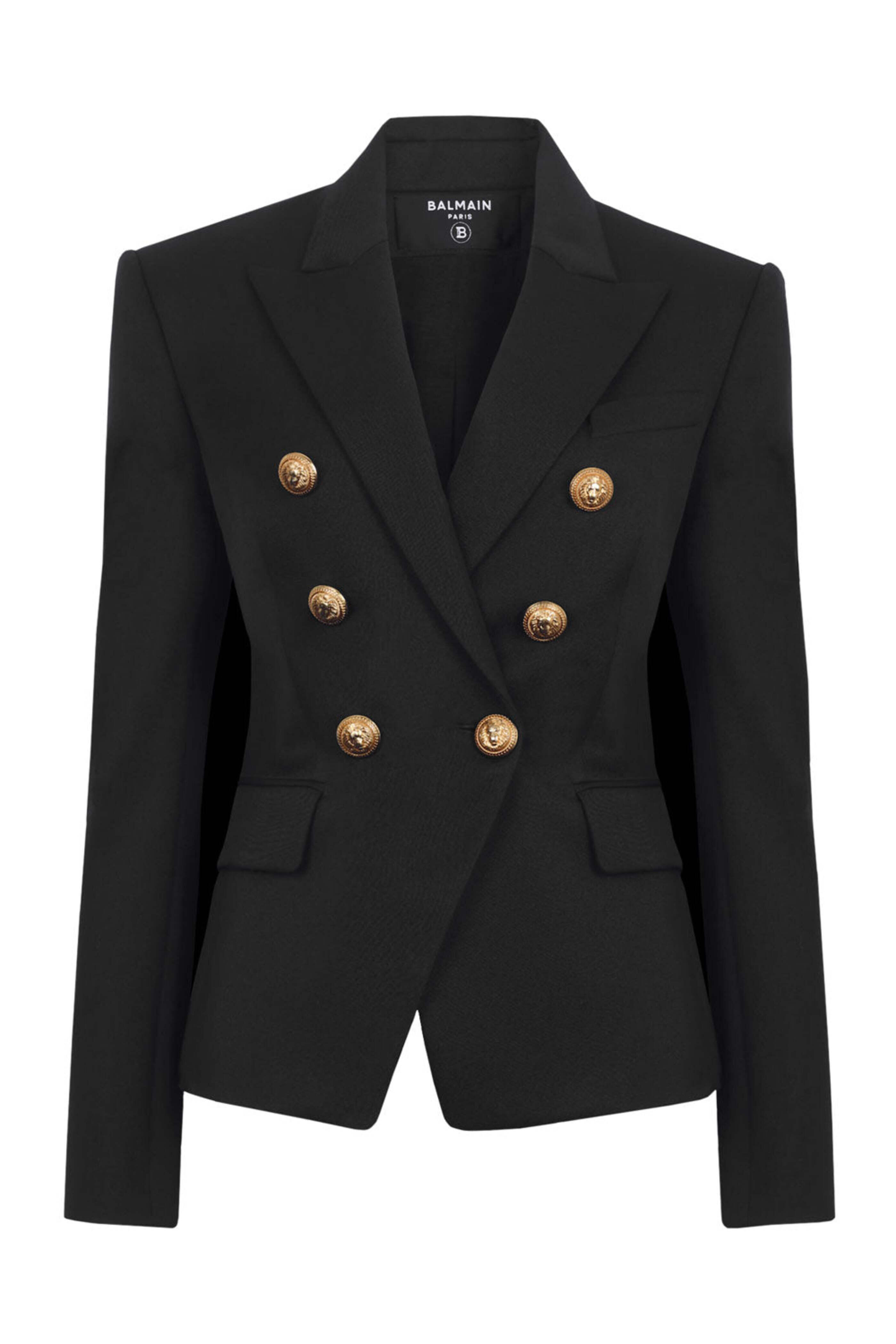 Balmain - Noir Double Breasted Blazer