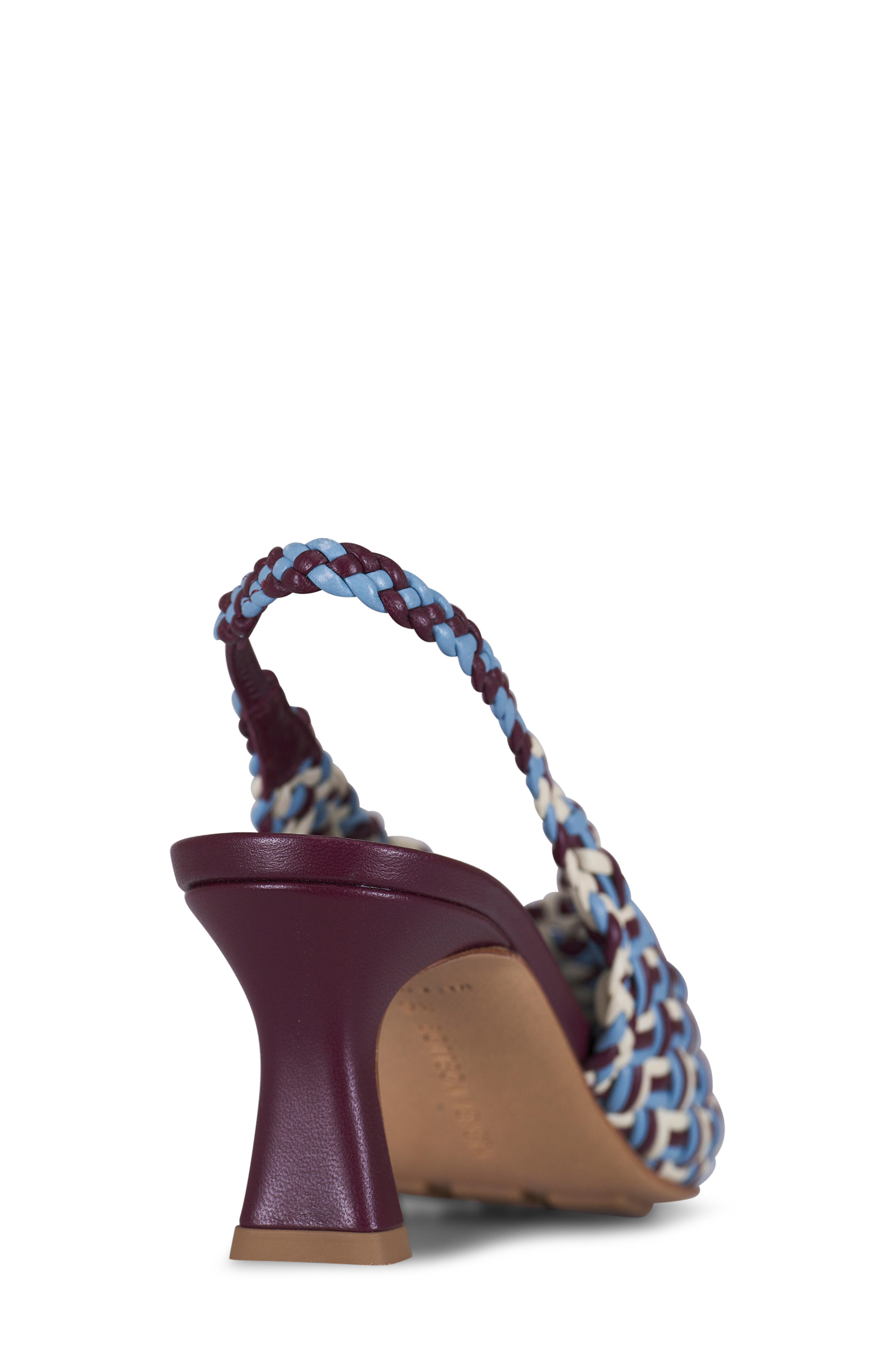Bottega Veneta - Sofia Multi Intrecciato Leather Slingback, 55mm