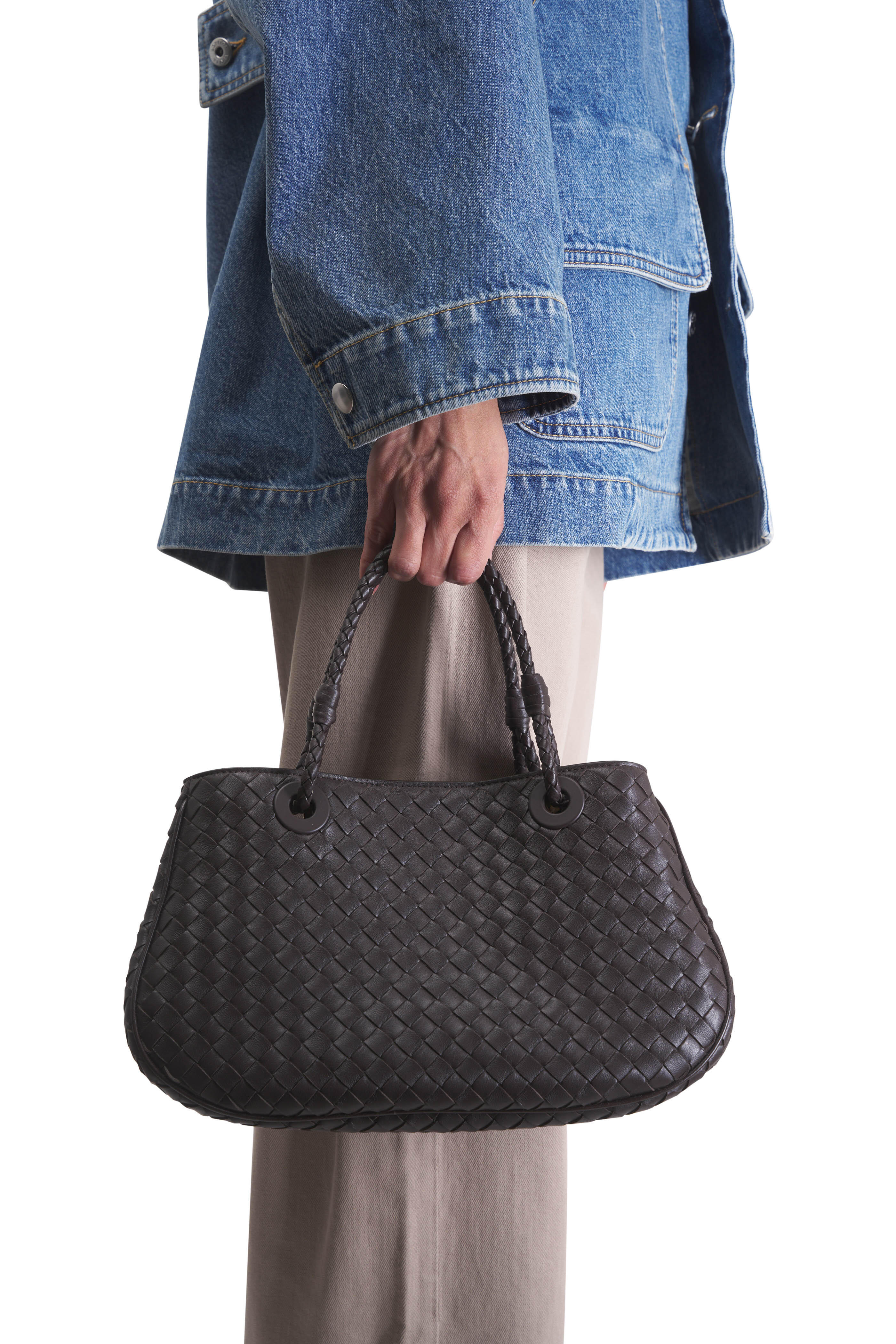Bottega Veneta - Fondant Intrecciato Leather Basket Bag