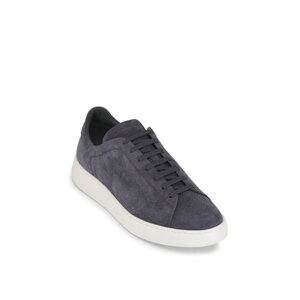 Bernard Butler You Must Go On Suede 7”限定 Tb.490 Club Grey Blue Patent Leather Sneakers | ALOHAS