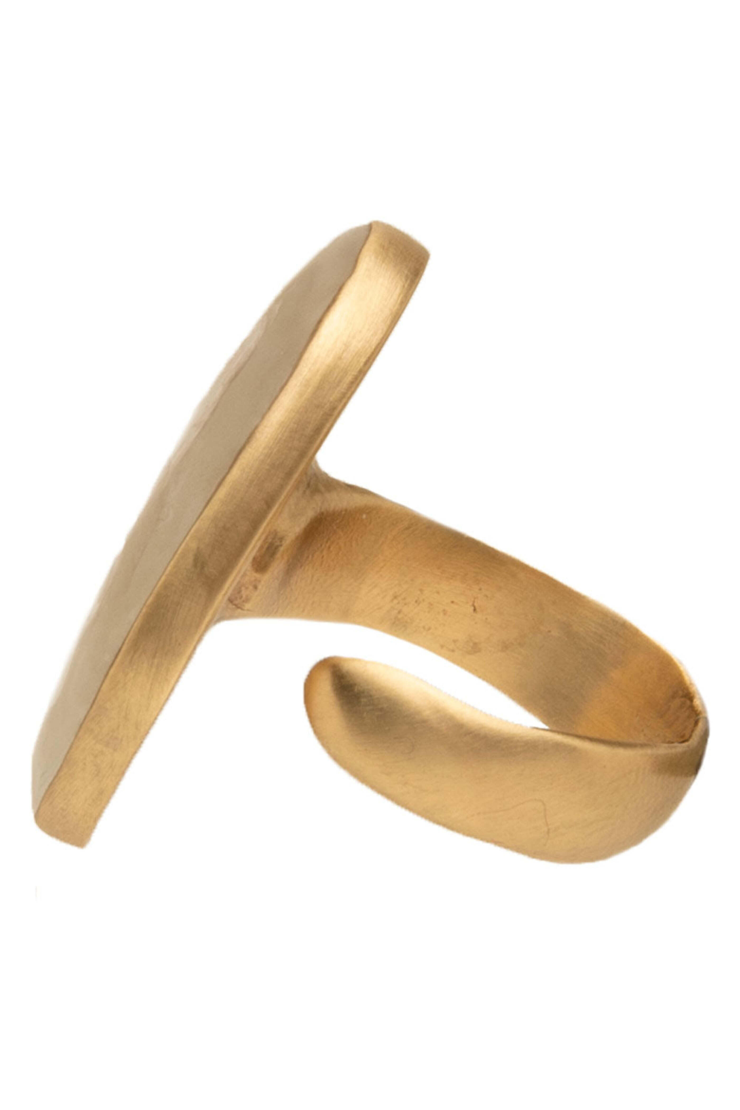 Julie Cohn Design - Tuscan Ice Resin Adjustable Ring