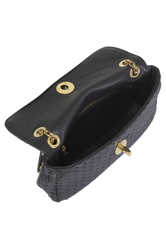 Bottega Veneta Small Madison Espresso Leather Chain Shoulder Bag - view 5