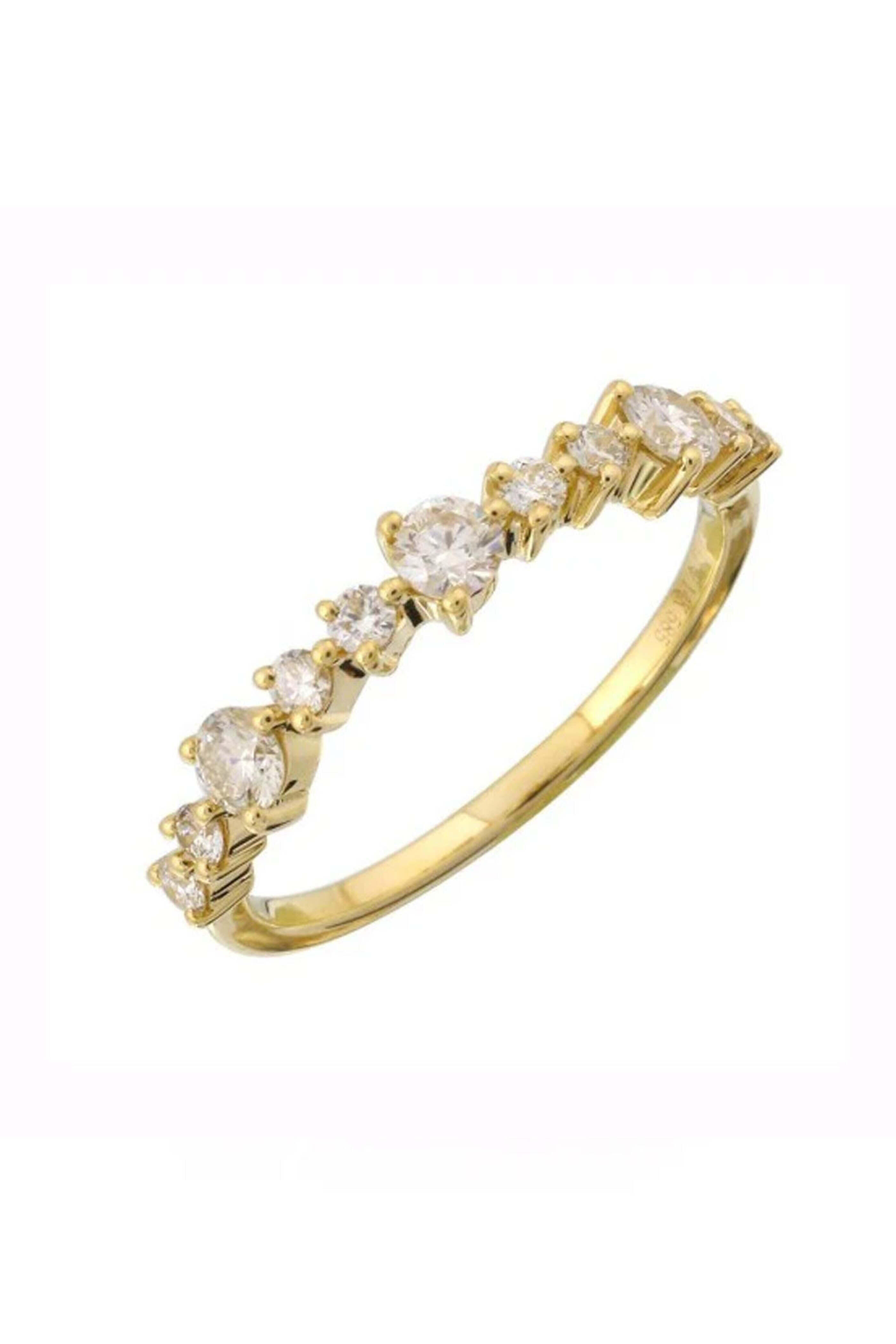 Samira 13 - Diamond Multi Stack Ring