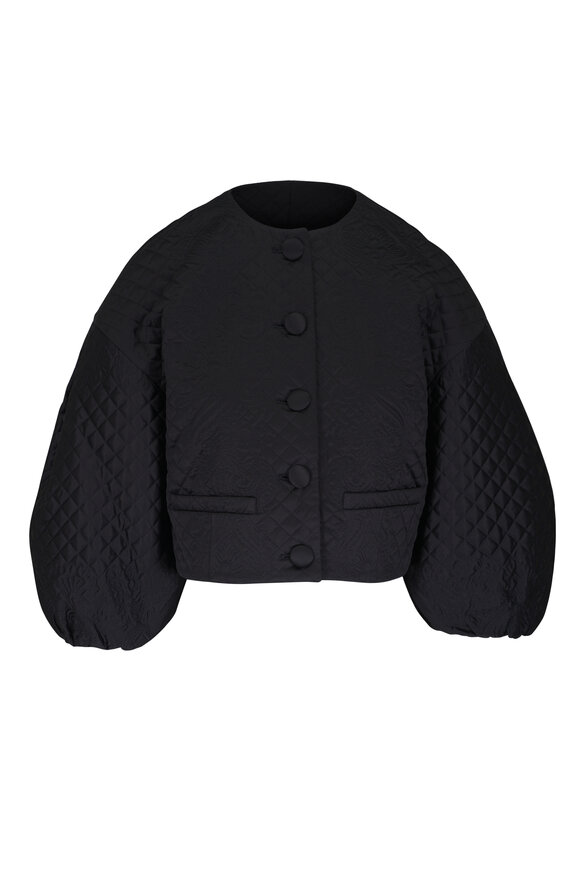 Veronica Beard Drake Black Quilted Jacket