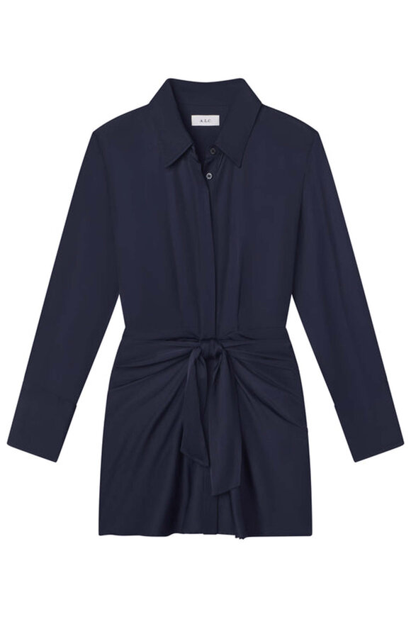A.L.C. - Dark Sapphire Mia Shirtdress