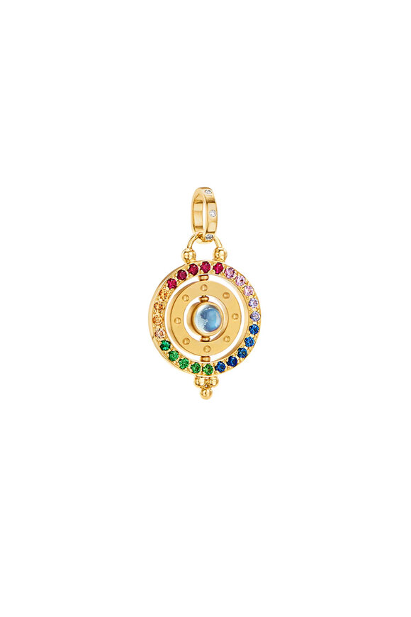 Temple St. Clair Rainbow 3X Orbit Pendant