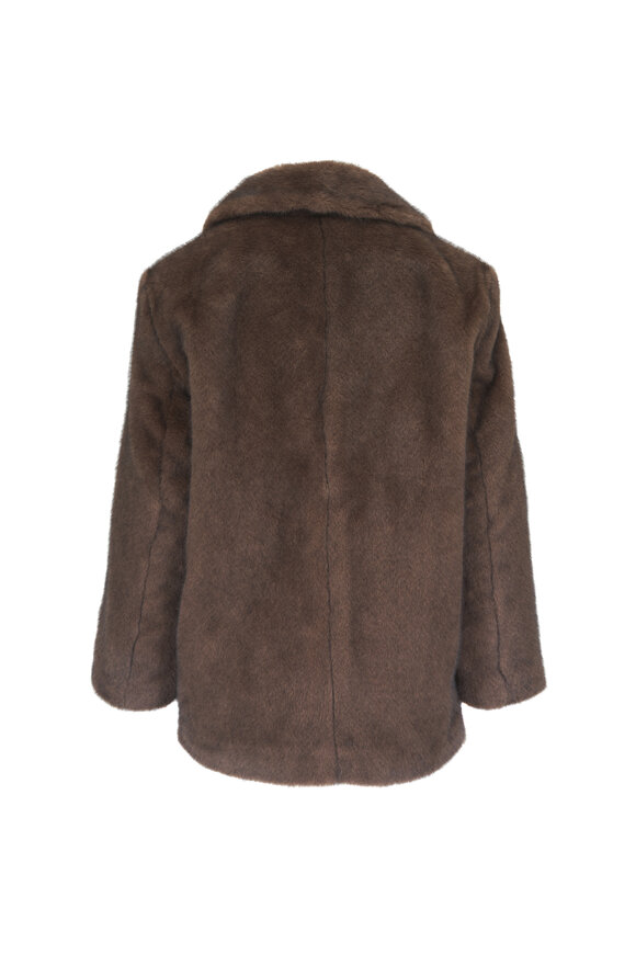 Dorothee Schumacher Urban Jungle Porcini Faux Fur Jacket - view 2