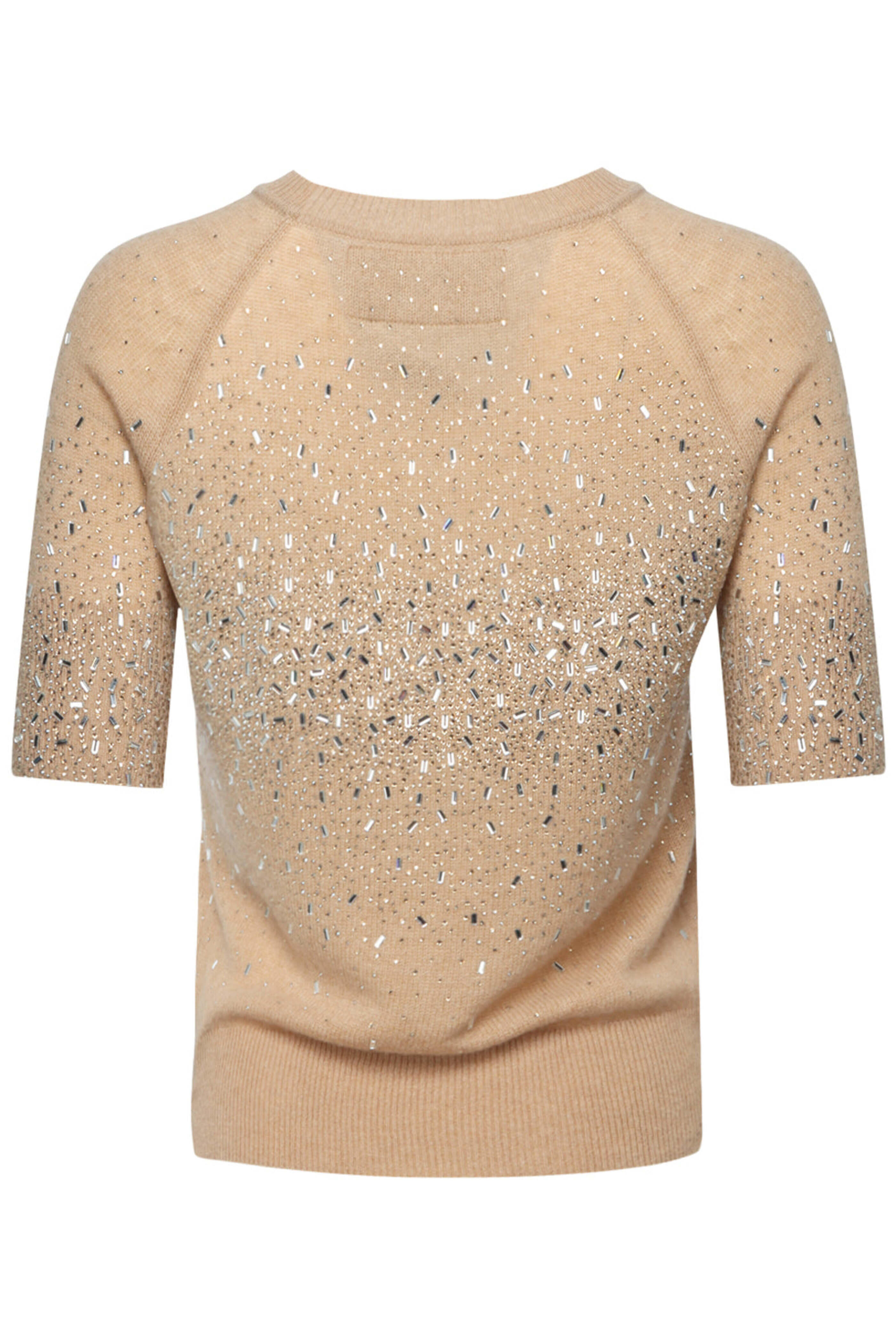 Ermanno Scervino - Novelle Crystal Embellished Short Sleeve Sweater
