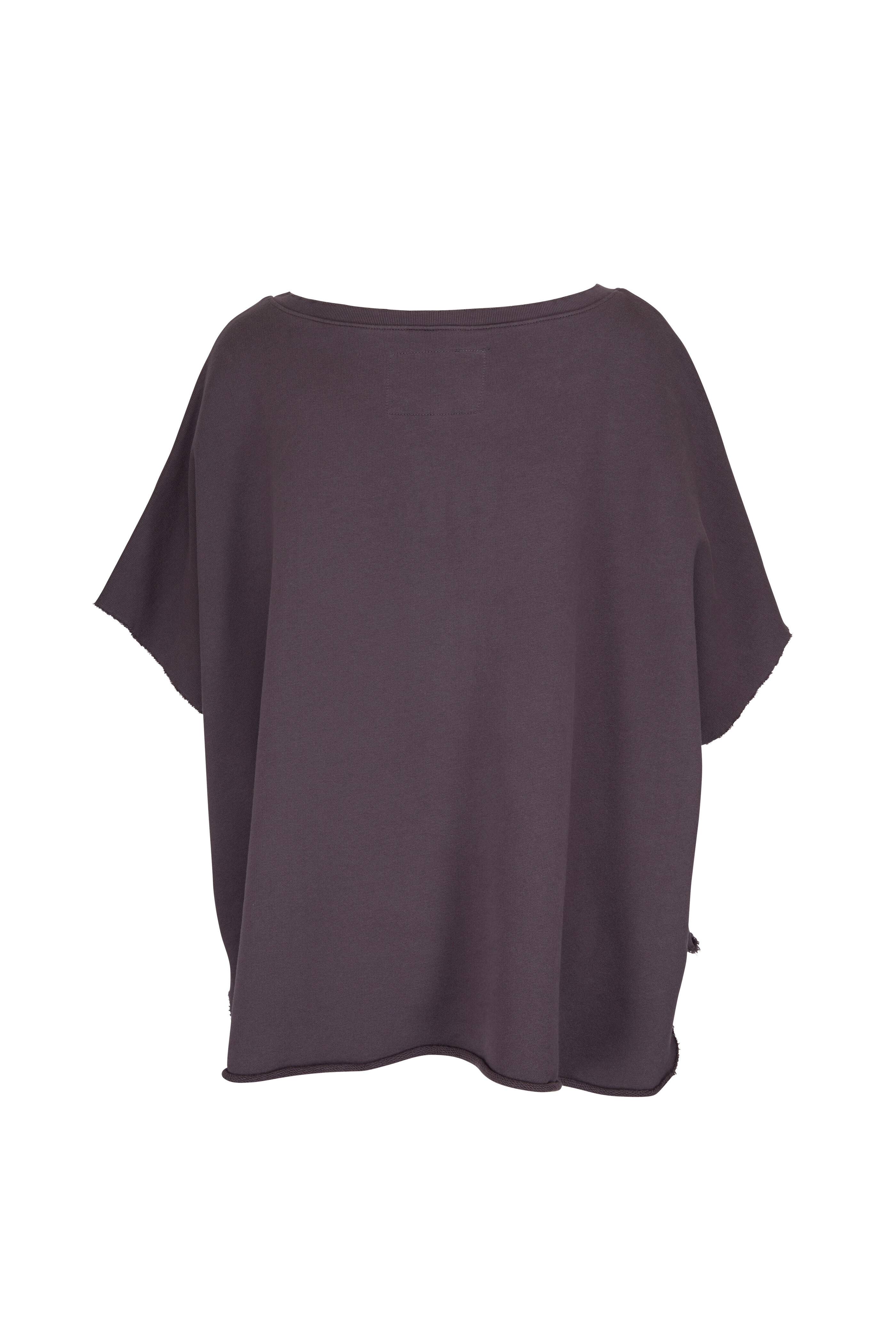 Frank & Eileen - Charcoal Grey Capelet Sweatshirt Top