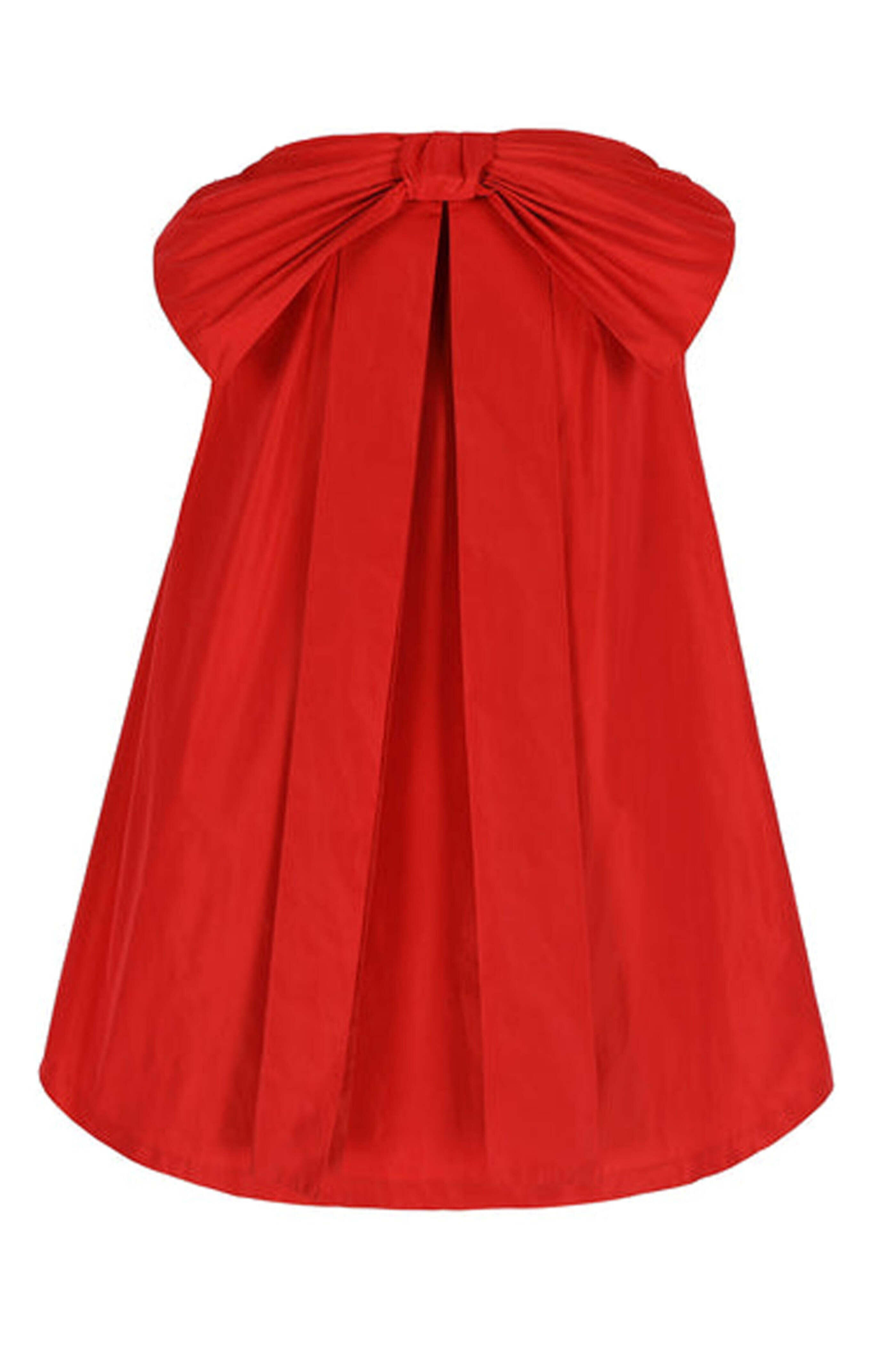 Bernadette - Red Estee Strapless Dress