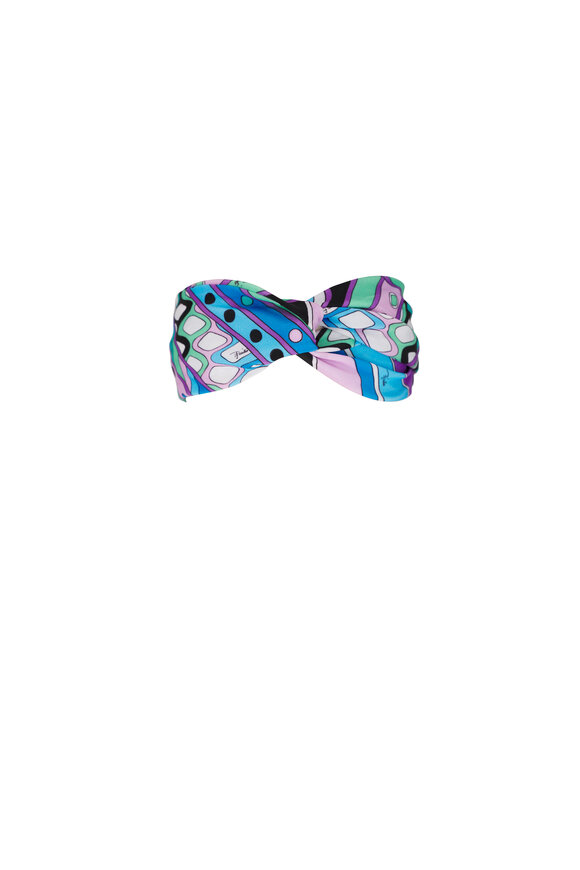 Pucci Vivara Print Twist Headband 