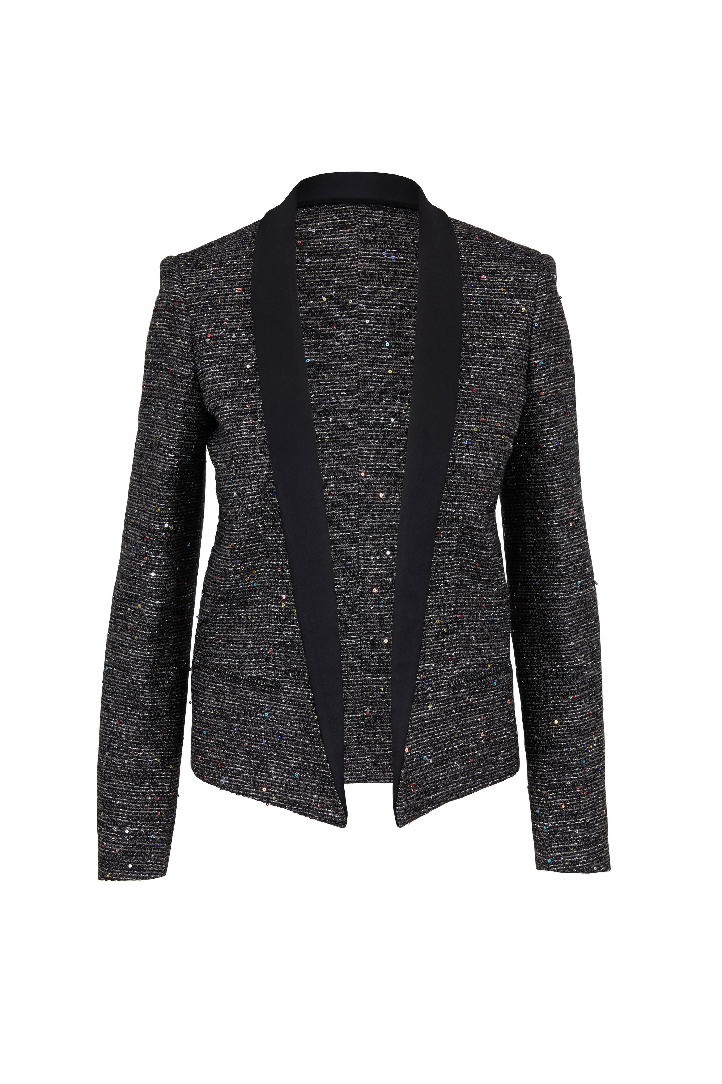 Saint laurent sequin outlet jacket