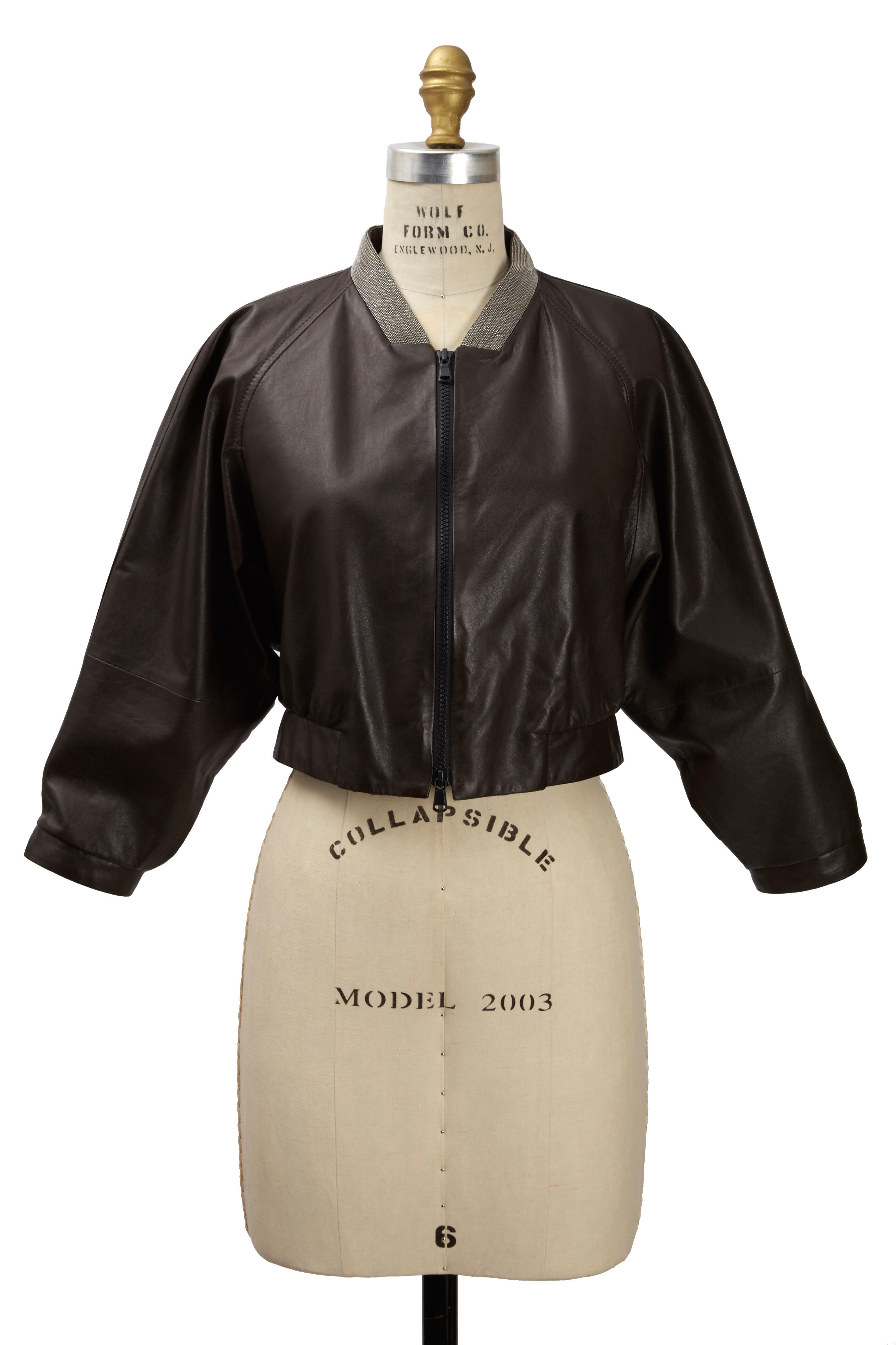 Brunello Cucinelli - Volcano Leather Jacket