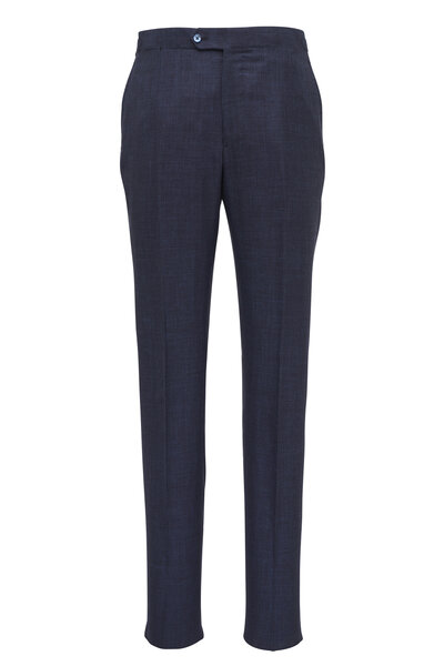パンツ PT TORINO Dark blue stretch wool Isabel pant Women's Tailored trousers | - New Collection PT Torino
