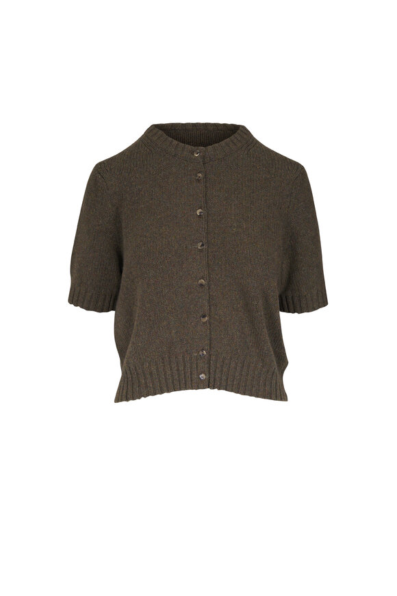 Khaite Nora Artichoke Short Sleeve Cardigan - view 1