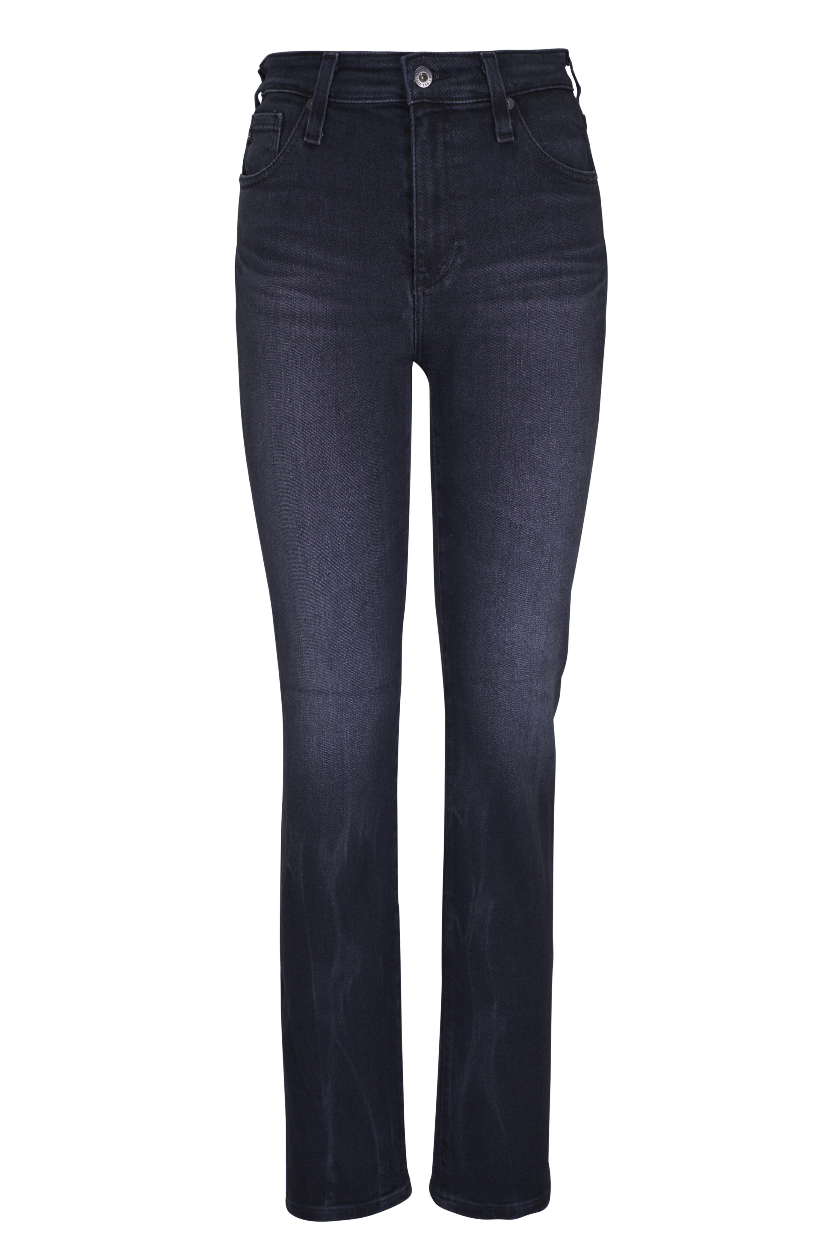 AG - Mari Glitch Mid-Rise Slim Straight Jean