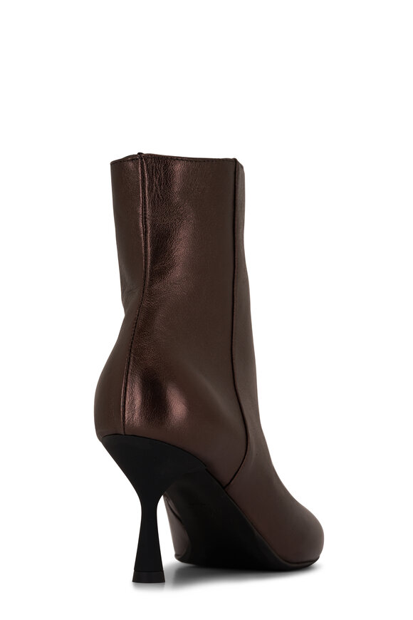 AGL - Ide Metallic Leather Bootie, 75mm