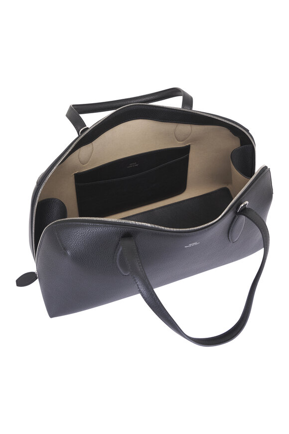 Totême Medium Black Grain Leather Day Tote - view 6