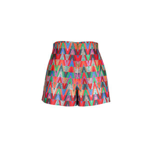 Valentino - Multicolor V-Logo Metallic Lurex Shorts