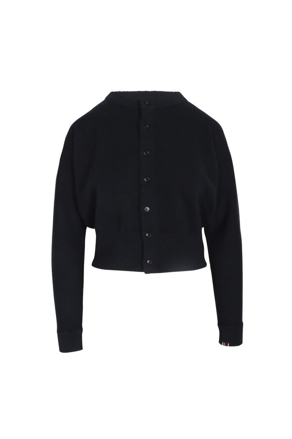 Extreme Cashmere Blouson Black Cardigan