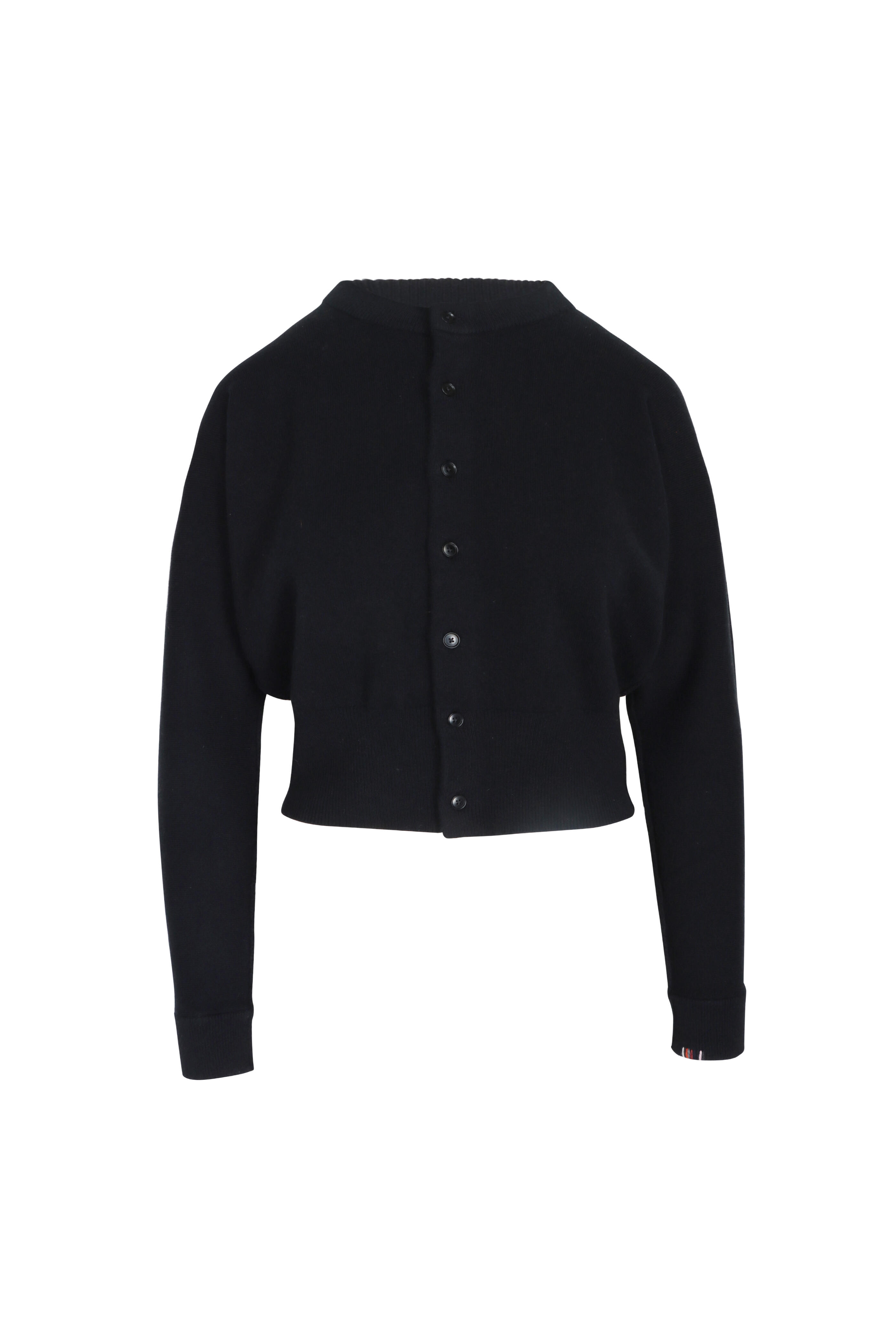 Extreme Cashmere - Blouson Black Cardigan