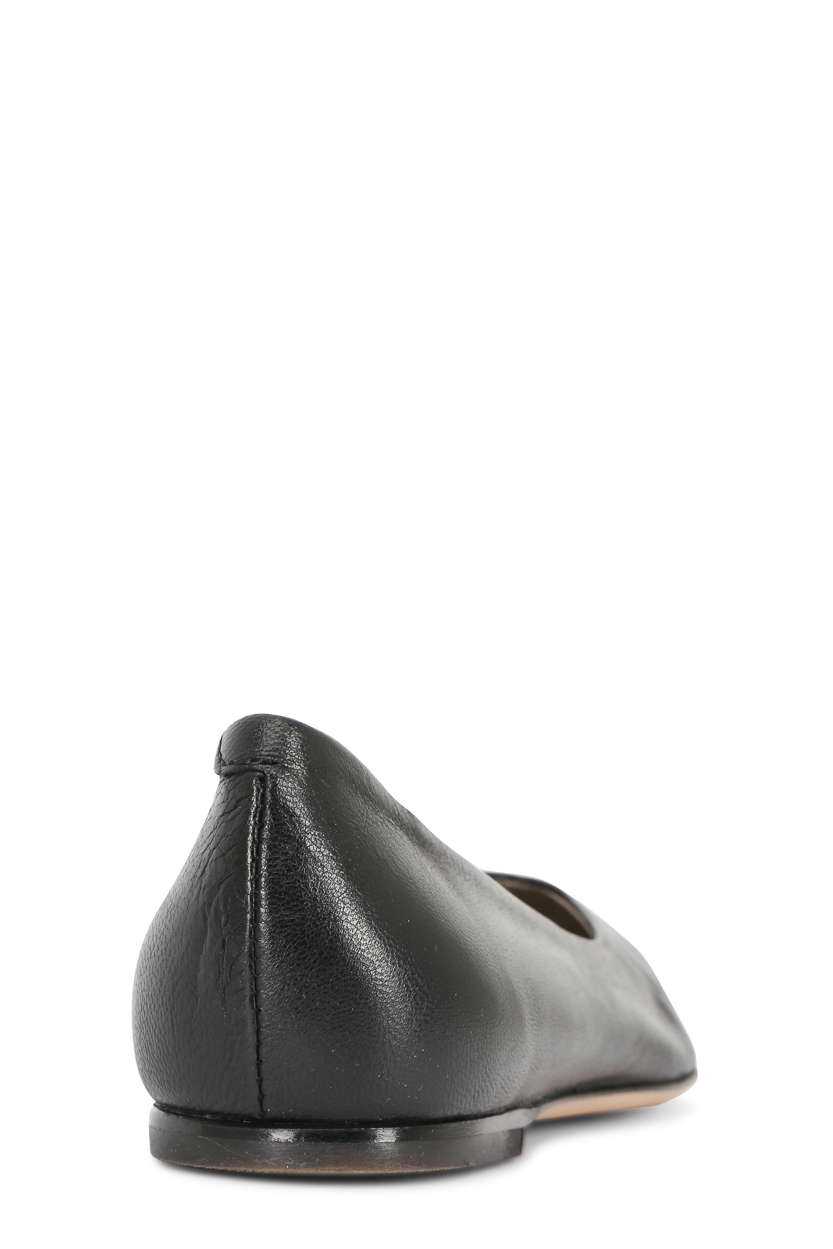 AGL - Black Leather Classic Ballet Flat