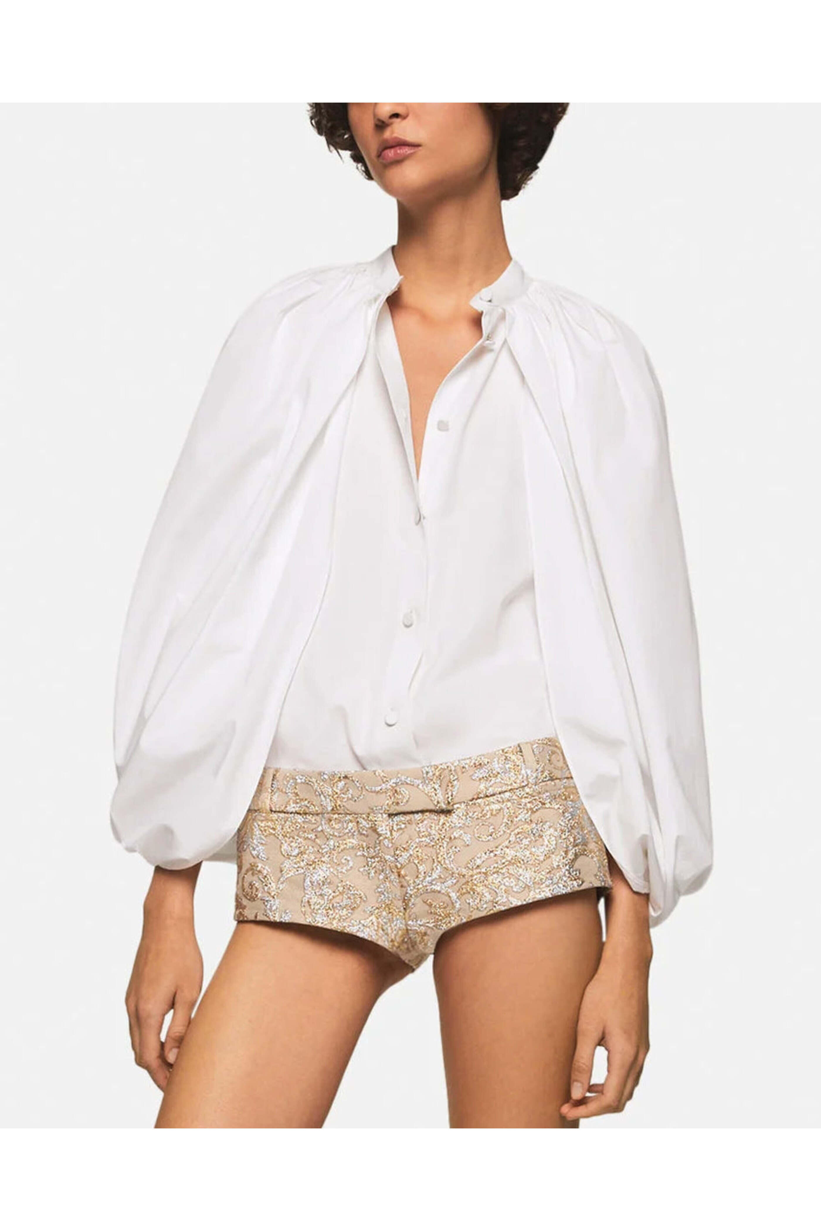 Stella McCartney - White Balloon Shirt | Mitchell Stores