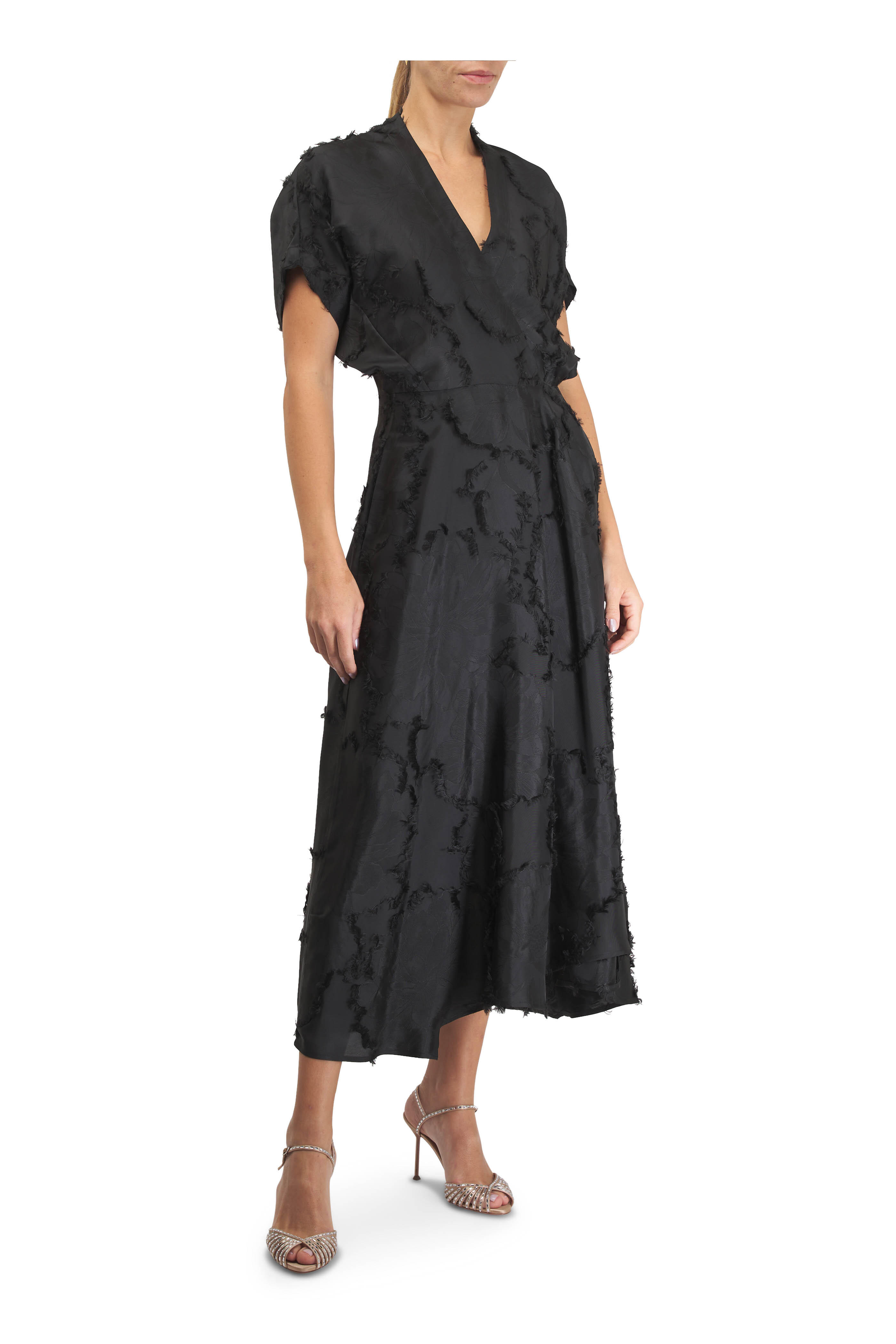 Aquazzura - Hold Me Tan Crystal Sandal, 85mm