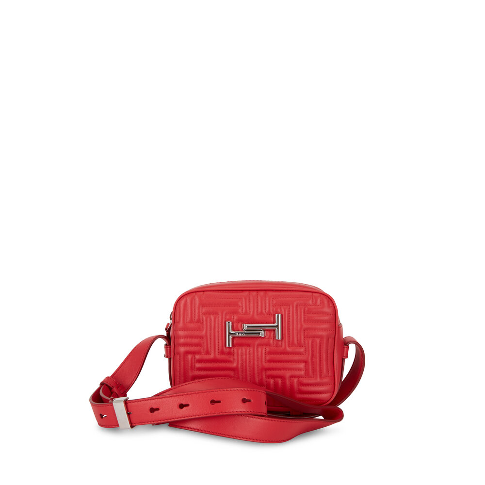 ショルダーバッグ・ポシェット [DIERNEAS] 2-WAY TAMBER Bag (RED) Tod's - Double T Red Matelassé Camera Belt Bag | Mitchell Stores