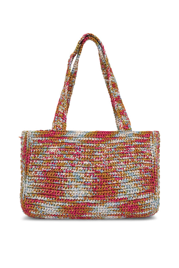 Valentino Garavani Medium Viva Superstar Multi Raffia Shopping Tote - view 3